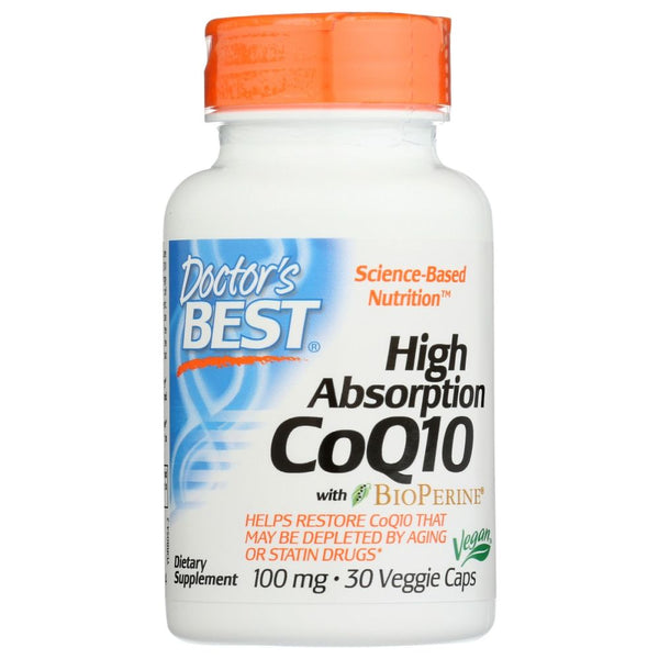 DOCTORS BEST: Hi Absorb Coq10 100Mg, 30 vc