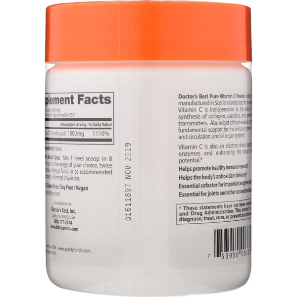 DOCTORS BEST: Vitamin C Q-C Powder, 250 gm