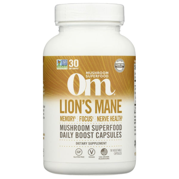 OM MUSHROOM SUPERFOOD: Lion's Mane, 90 cp