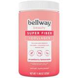 BELLWAY: Super Fiber Plus Collagen Strawberry Lemonade Powder, 11.46 oz